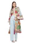 Buy Limerick By Abirr N' Nanki Multi Color Crepe Figurine, Tree Collared Neck Valentia Printed Jacket Online at Aza Fashions Buy_Limerick By Abirr N' Nanki_Multi Color Crepe Figurine, Tree Collared Neck Valentia Printed Jacket _Online_at_Aza_Fashions