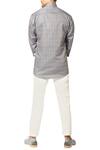 Shop_Varun Bahl_Grey Printed Shirt_at_Aza_Fashions