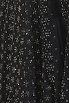 Vandana Sethi_Black Chikankari Boat Lehenga Set _at_Aza_Fashions