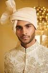 Varun Bahl White Silk, Modal Dupion Embroidered Sherwani And Pant Set at Aza Fashions Varun Bahl_White Silk, Modal Dupion Embroidered Sherwani And Pant Set _at_Aza_Fashions