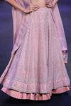 Varun Chakkilam_Pink Silk Organza Embroidered Lehenga Set_at_Aza_Fashions
