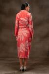 Shop_Verb by Pallavi Singhee_Pink Cotton Poplin Side Cutout Dress_at_Aza_Fashions