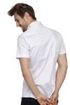 Shop_Abkasa_Multi Color Cotton Slim-fit Colorblock Shirt For Men_at_Aza_Fashions