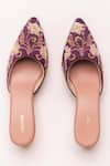 Shop_Urbansway_Purple Embroidered Viola Mule Block Heels _at_Aza_Fashions