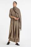 Buy_Three_Grey Terra Striped Tunic_Online_at_Aza_Fashions