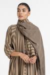 Shop_Three_Grey Terra Striped Tunic_Online_at_Aza_Fashions