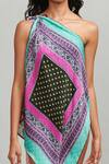 Shop_Dash And Dot_Multi Color One-shoulder Scarf Cover Up_Online_at_Aza_Fashions