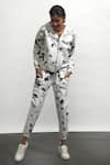 Buy_Dash And Dot_Black Organic Cotton Hooded Tie And Dye Track Suit Set_at_Aza_Fashions