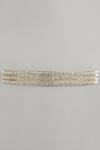 House of D'oro_Pearl Embellished Waist Belt_Online_at_Aza_Fashions