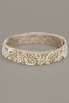 Shop_House of D'oro_Floral Embellished Waist Belt_at_Aza_Fashions