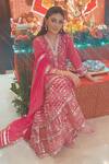 Buy_Gopi Vaid_Pink Chandni Kurta Sharara Set_at_Aza_Fashions