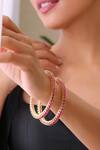 Buy_Swabhimann Jewellery_Stone Embellished Bangles (Set of 2)_Online_at_Aza_Fashions