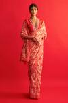 Buy_SAKSHAM & NEHARICKA_White Handwoven Chanderi Saree _at_Aza_Fashions