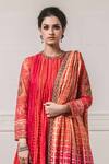 Buy_Tarun Tahiliani_Pink Tulle, Chanderi, Brocade Round Anarkali Sharara Set_Online_at_Aza_Fashions