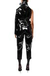 Shop_Bloni_Black Faux Leather Pant_at_Aza_Fashions