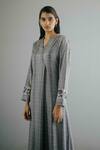 Buy_Divyam Mehta_Blue Mulberry Silk Printed Tunic_at_Aza_Fashions