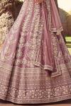 Buy Sahil Kochhar Purple Silk Organza U Neck Zara Aari Bridal Lehenga Set Online at Aza Fashions Buy_Sahil Kochhar_Purple Silk Organza U Neck Zara Aari Bridal Lehenga Set _Online_at_Aza_Fashions