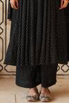 Shop Gulabo Jaipur Black Cotton Kasab, Dabka Work, Zardozi Scoop Zohra Embroidered Anarkali Set Online at Aza Fashions Shop_Gulabo Jaipur_Black Cotton Kasab, Dabka Work, Zardozi Scoop Zohra Embroidered Anarkali Set _Online_at_Aza_Fashions