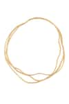 Shop_Zohra_Gold Plated Handcrafted Bent Hoops _Online_at_Aza_Fashions