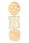 Buy_Zohra_Gold Plated Tiered Geometric Danglers _Online_at_Aza_Fashions