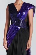 Metallic Saree Gown
