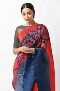 Batik Print Saree With Blouse