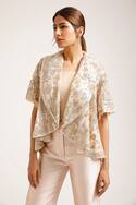 Embroidered Jacket with Inner