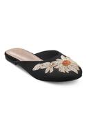Floral Embroidered Mules