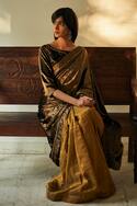 Velvet Embellished Saree