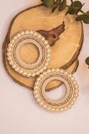 Handcrafted Statement Bead Hoops