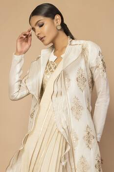 Embroidered Long Jacket