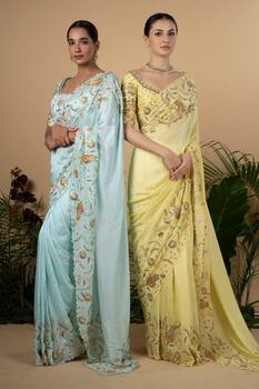 Cotton Silk Saree With Blouse