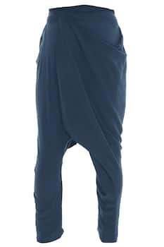 Rayon Flex Cowl Draped Pants