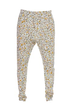 Cotton lycra printed trousers
