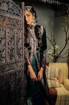 Mumtaz Silk Velvet Jacket
