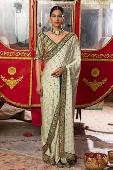 Embroidered Saree with Blouse