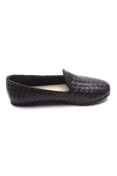 Leather Textured Loafers