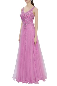 Bead Embroidered Gown