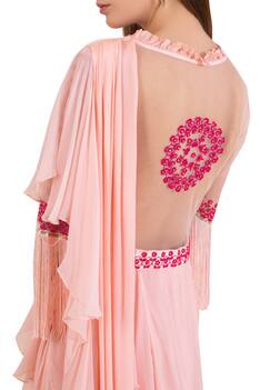 Pre Draped Saree Gown