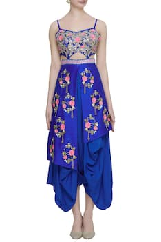 Embroidered Dhoti Jumpsuit