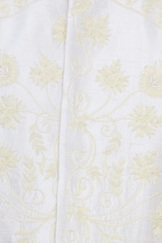 Floral Embroidered Bundi Jacket