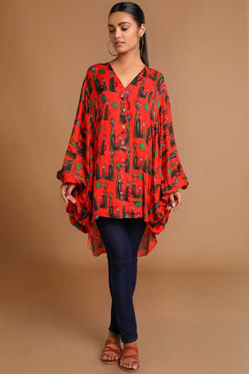 Masaba Printed Tunic Shirt