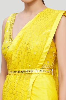Embellished Saree with Blouse