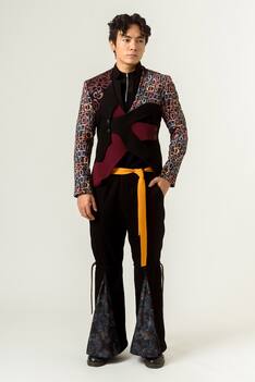 Flared Trouser With Belt