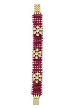 Floral Kundan Bracelet