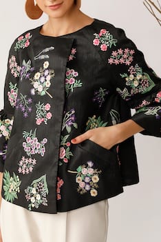 Silk Embroidered Jacket