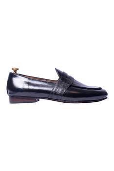 Handcrafted Crocodile Penny Loafers