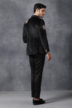Velvet Embroidered Tuxedo