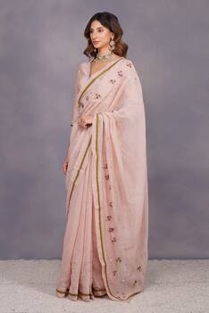 Chanderi Embellished Saree