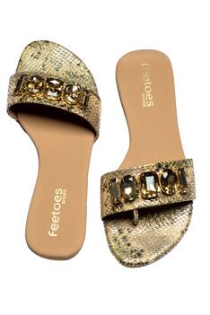 Stone Embellished Sandals